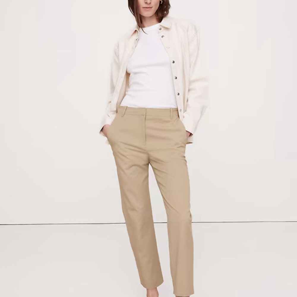 Banana Republic Beige Ankle Pants